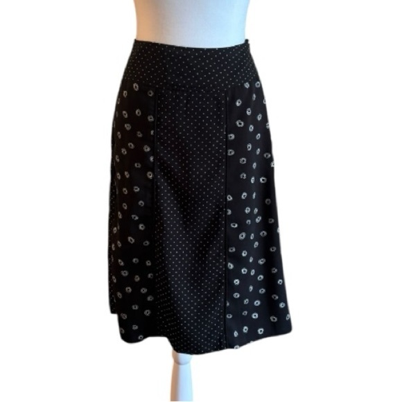 Requirements Black Polka Dot Skirt Size 12 - Picture 1 of 5